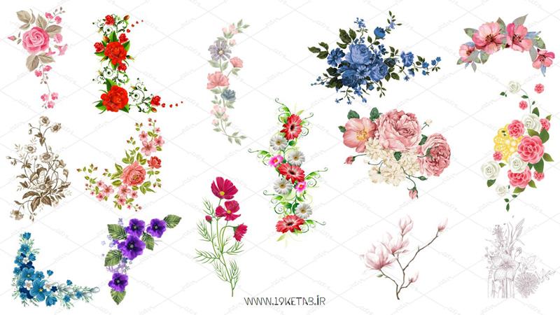 دانلود مجموعه طرح لایه باز وکتور گل ۱ دانلود مجموعه طرح لایه باز وکتور گل ۱