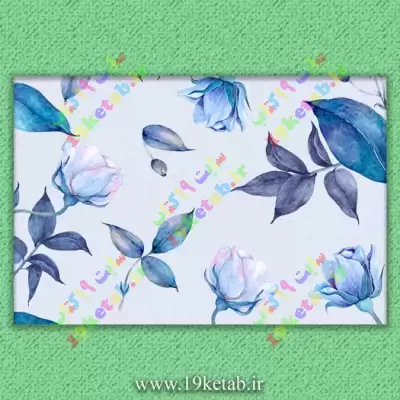 وکتور پترن گل رز دانلود مجموعه پترن زیبا گل رز آبی