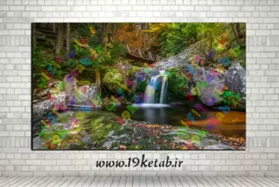 🍁دانلود تصاویر آبشار و جنگل با کیفیت HD