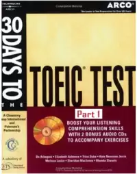 دانلود کتاب ۳۰ روز تا آزمون TOEIC(بخش ۱)