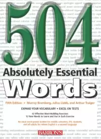 دانلود کتاب ۵۰۴ کلمه بسیار ضروری جهت آموزش زبان انگلیسی